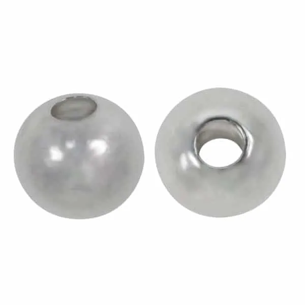 3 mm .925 Sterling Silver Seamless Round Bead - 10 Pieces