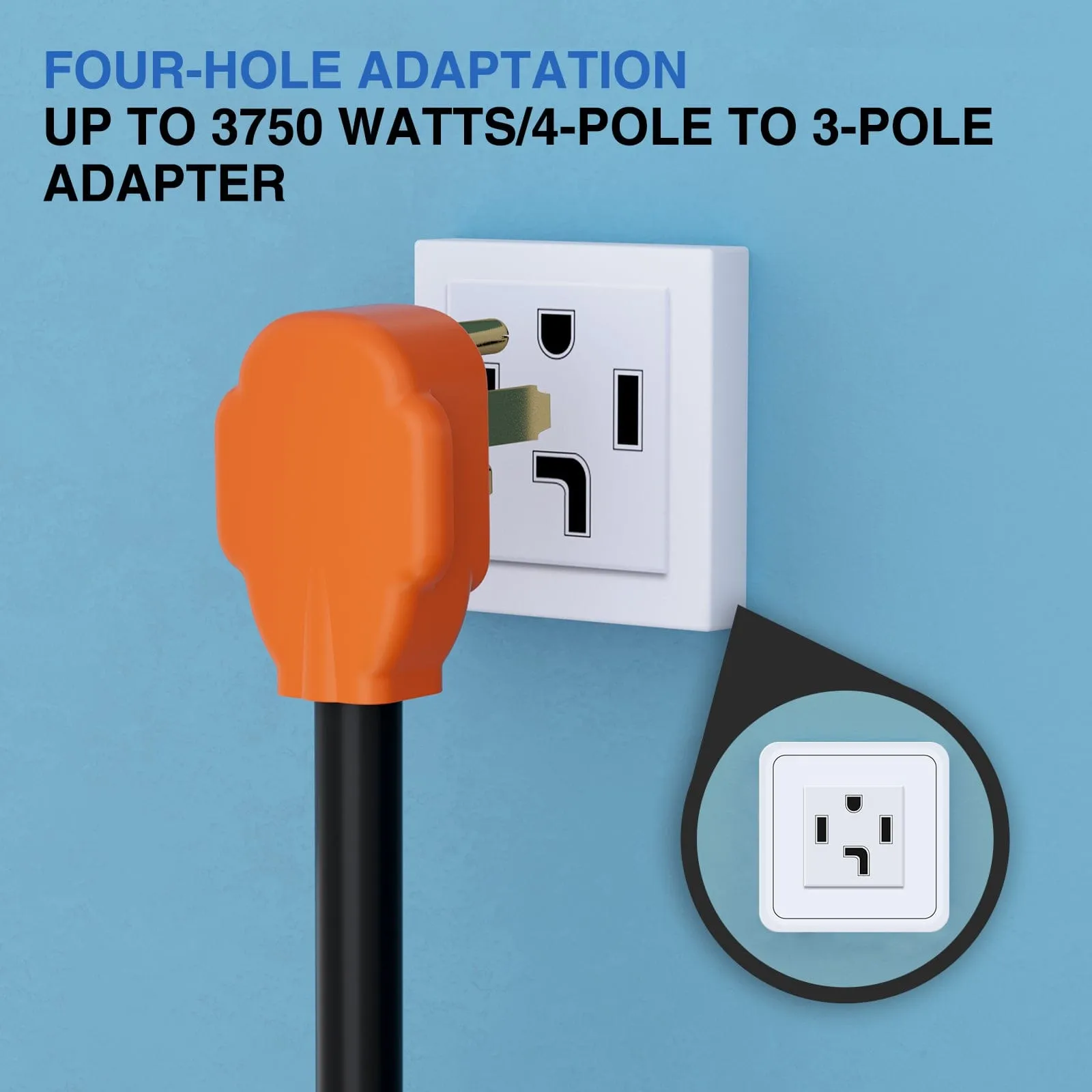 30 Amp to 30 Amp 4 Prong  Dryer Adapter Cord