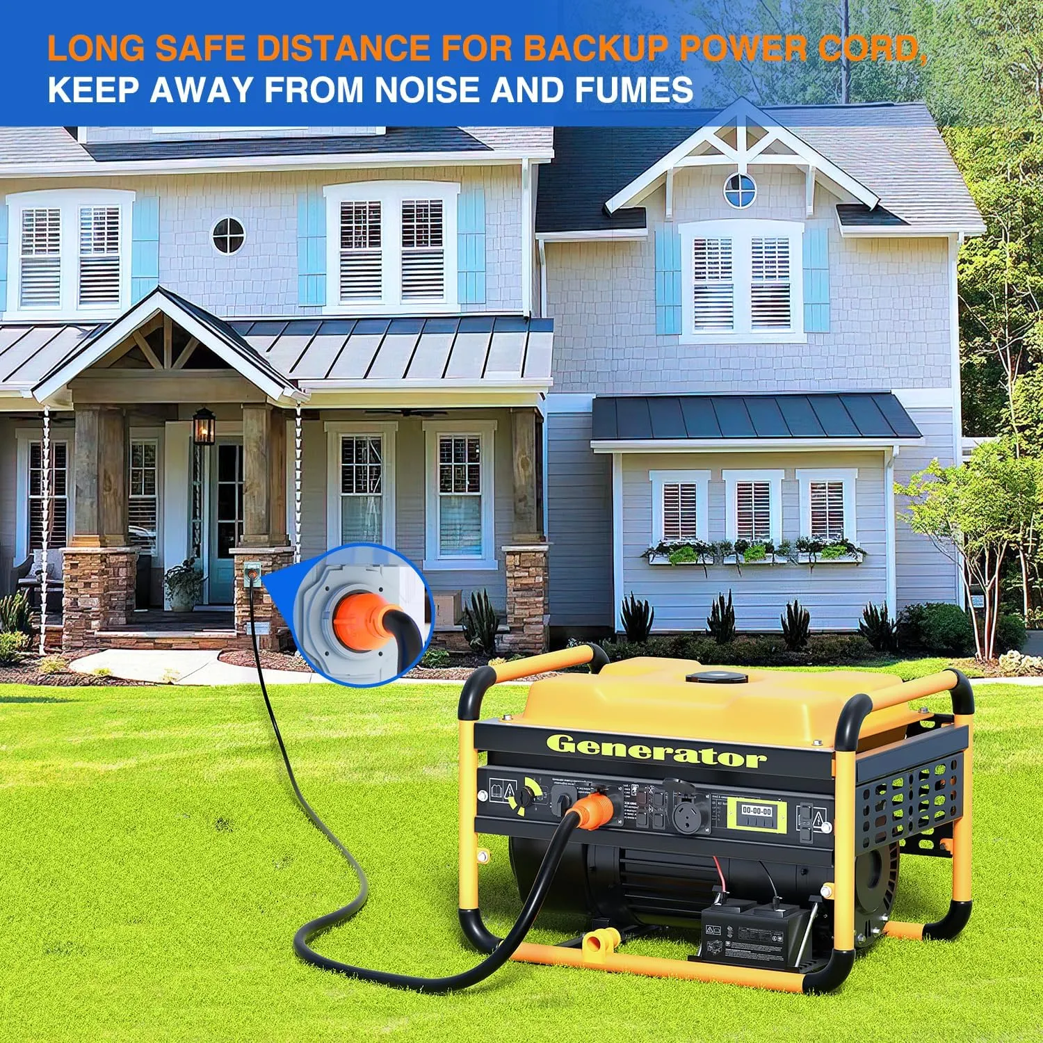 30Amp 25FT Generator Extension Cord