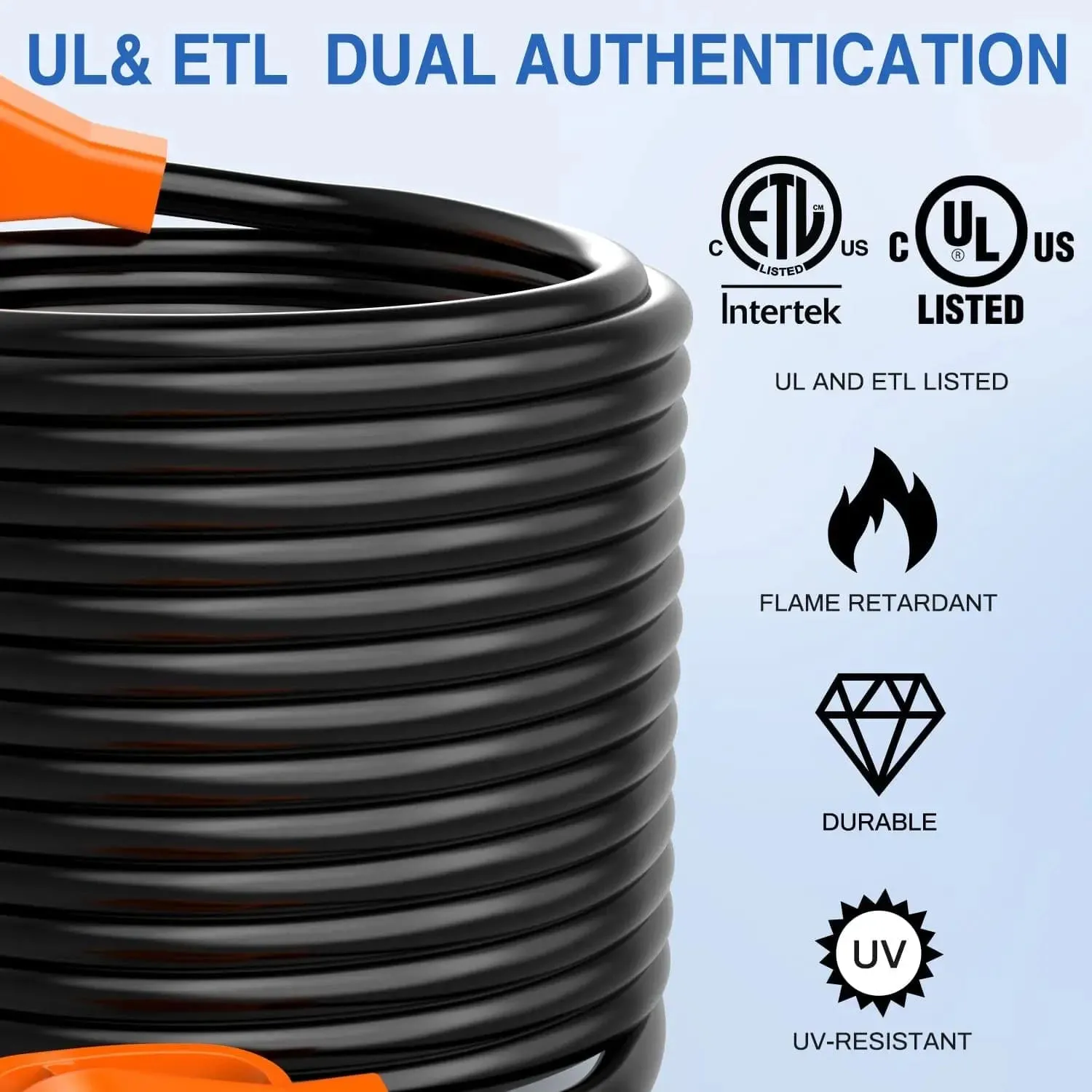 50Amp 50FT RV Extension Cord