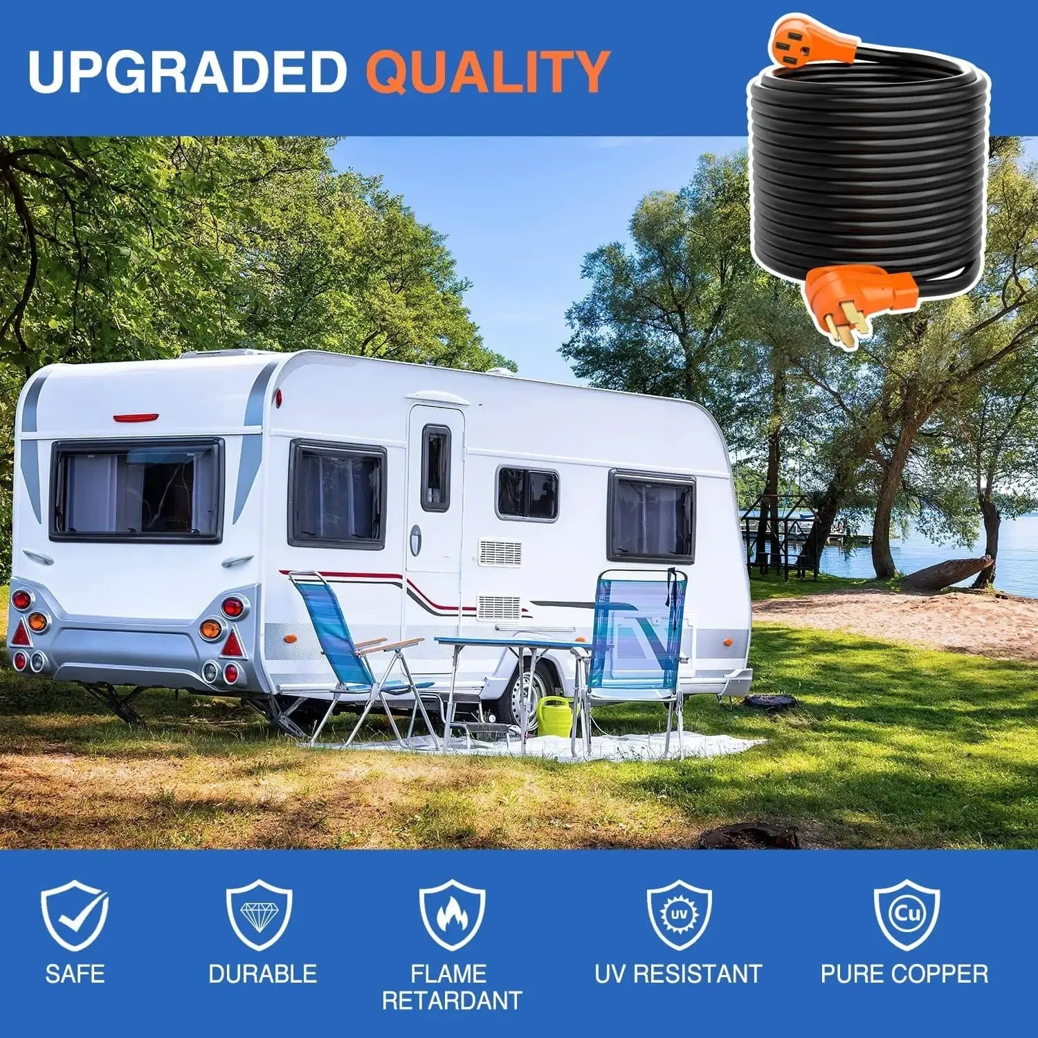 50Amp 50FT RV Extension Cord