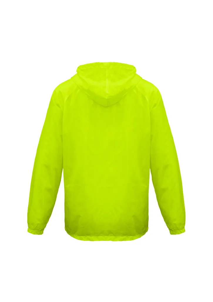 Adult Plus Size Spray Jacket Casual Hike Rain Hi Vis Poncho Waterproof - Fluoro Lime