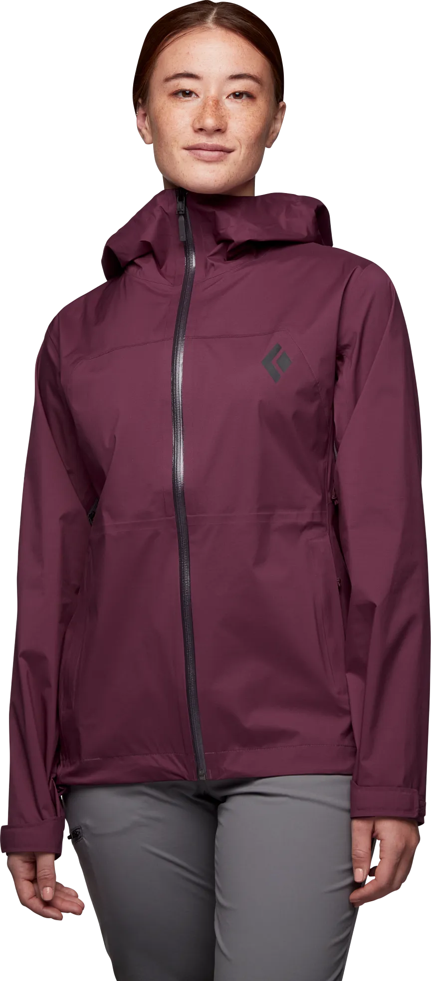 Black Diamond Women&#x27;s StormLine Stretch Rain Shell Jacket Blackberry | Buy Black Diamond Women&#x27;s StormLine Stretch Rain Shell Jacket Blackberry here | Outnorth