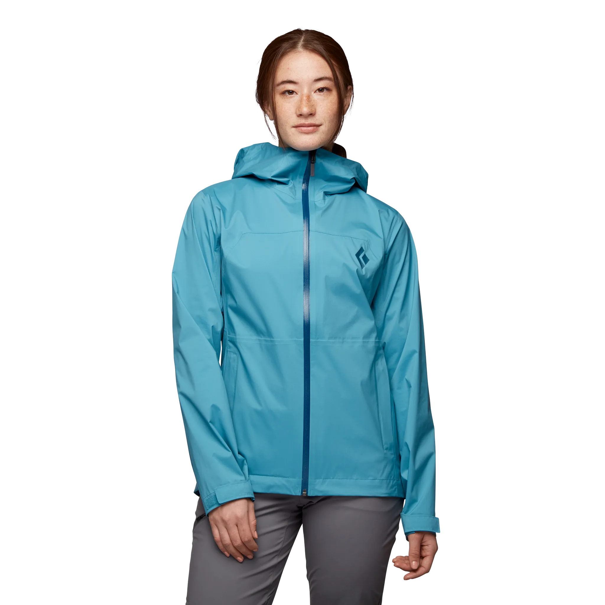 Black Diamond Women&#x27;s StormLine Stretch Rain Shell Jacket Cerulean Blue | Buy Black Diamond Women&#x27;s StormLine Stretch Rain Shell Jacket Cerulean Blue here | Outnorth
