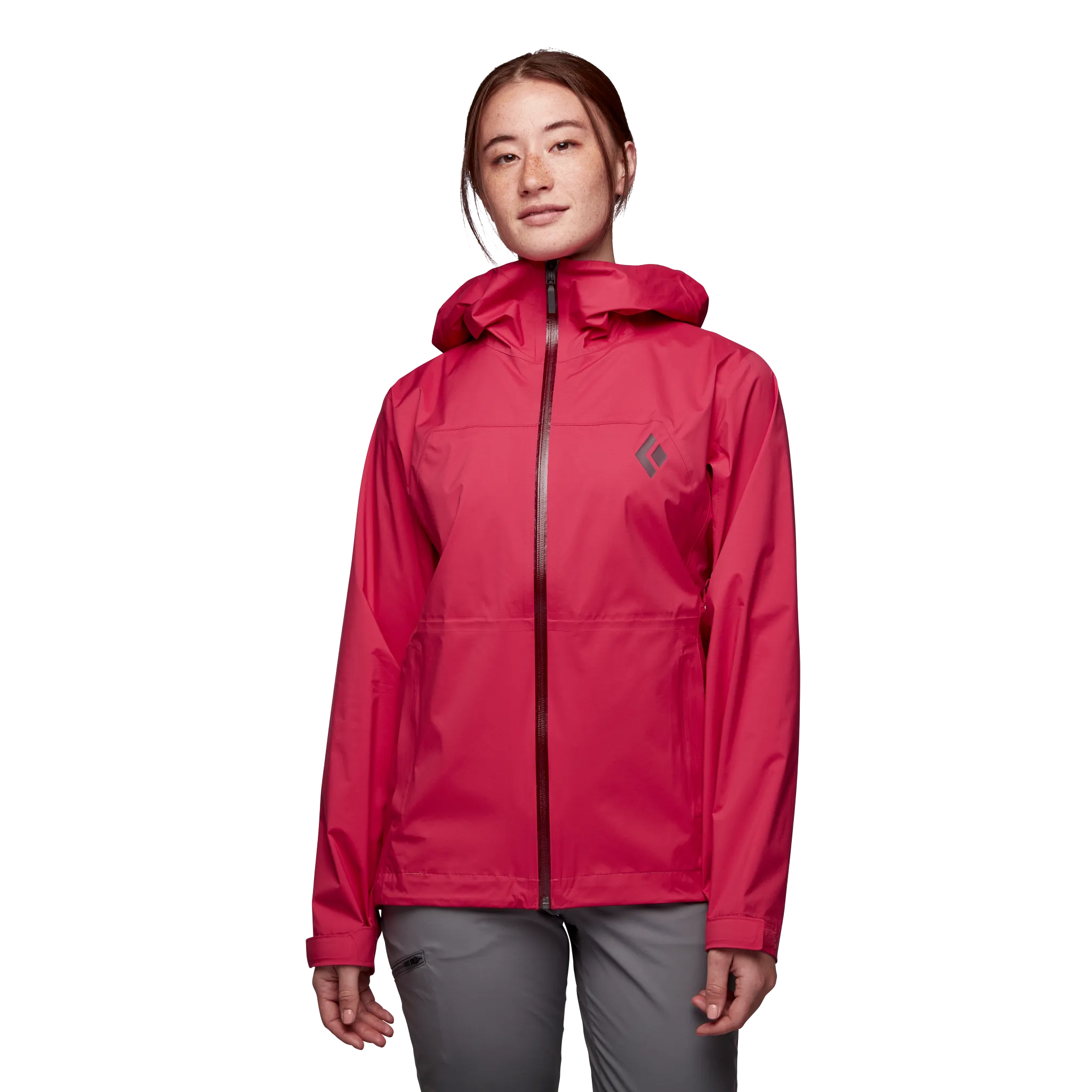 Black Diamond Women&#x27;s StormLine Stretch Rain Shell Jacket Pomegranate | Buy Black Diamond Women&#x27;s StormLine Stretch Rain Shell Jacket Pomegranate here | Outnorth