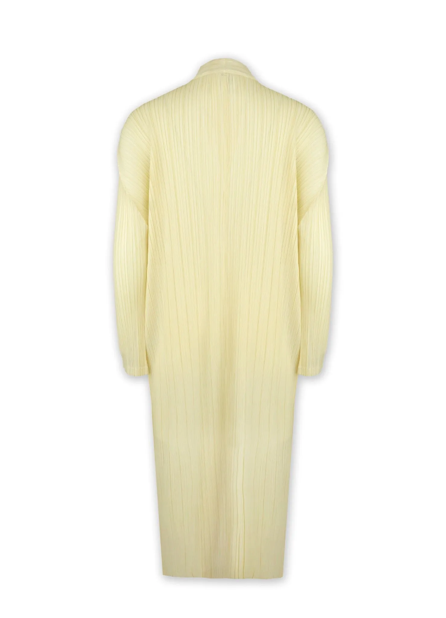 Charlotte Plissé Satin Long Duster