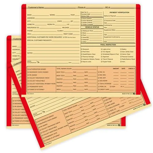 Color Edge Heavy Duty Jackets - 12" × 9-3/8" Size with 1/2" Extension - 100# Buff Stock (8 Pt.) - Spacious Document Organizers - Unwrapped (500/Pack)