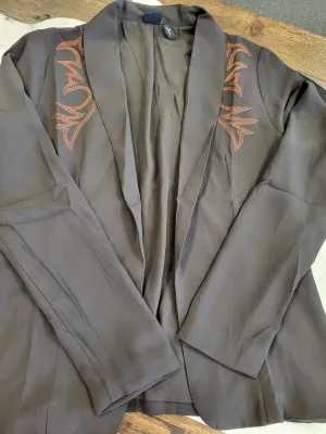 CRUEL WOMENS WESTERN BROWN BLAZER