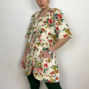 Floral Blazer Dress - S/M