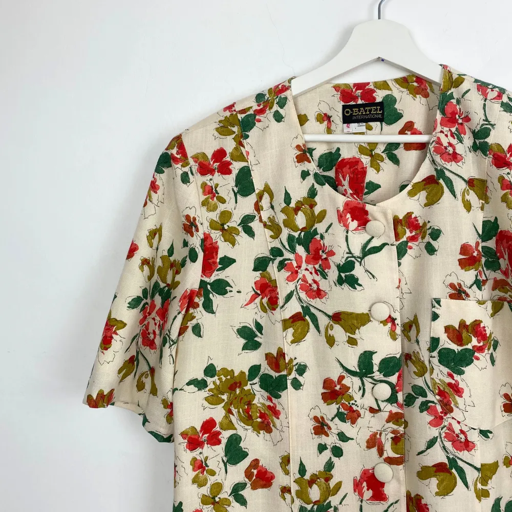 Floral Blazer Dress - S/M