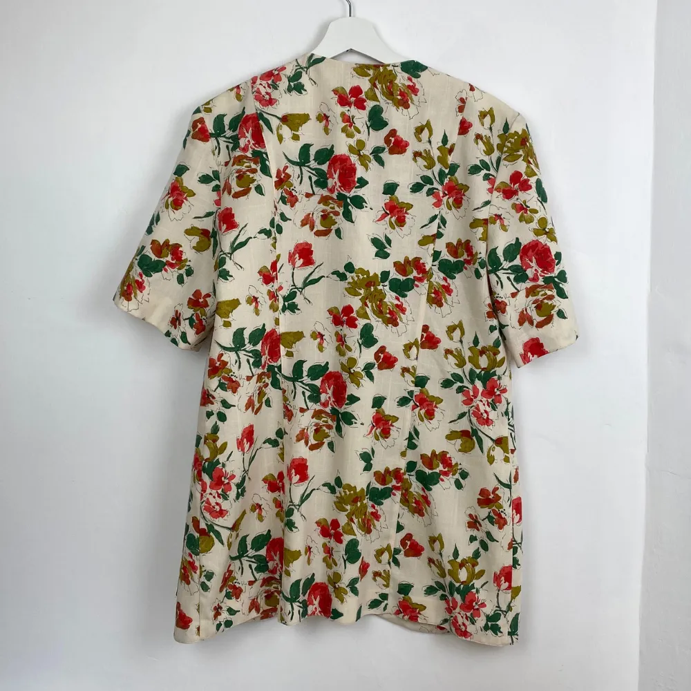 Floral Blazer Dress - S/M