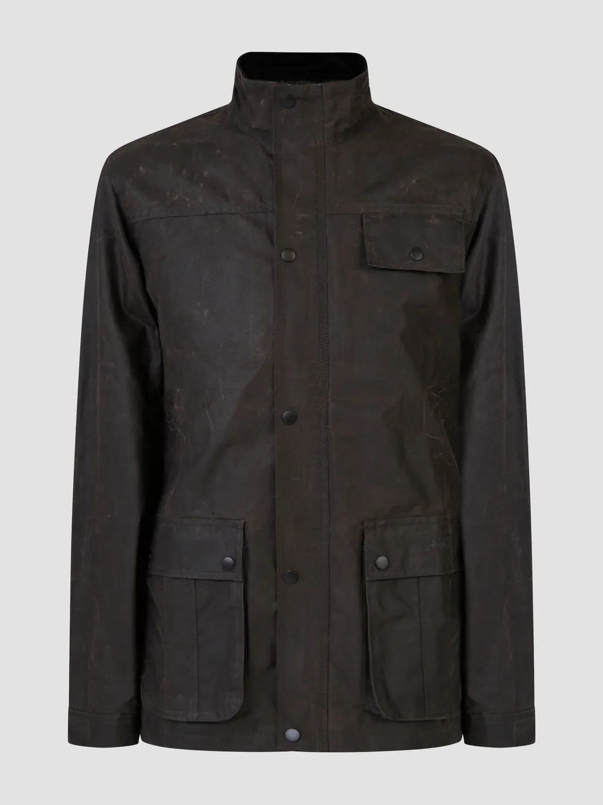 Mish Mash UTILIS  WAX JACKET BROWN