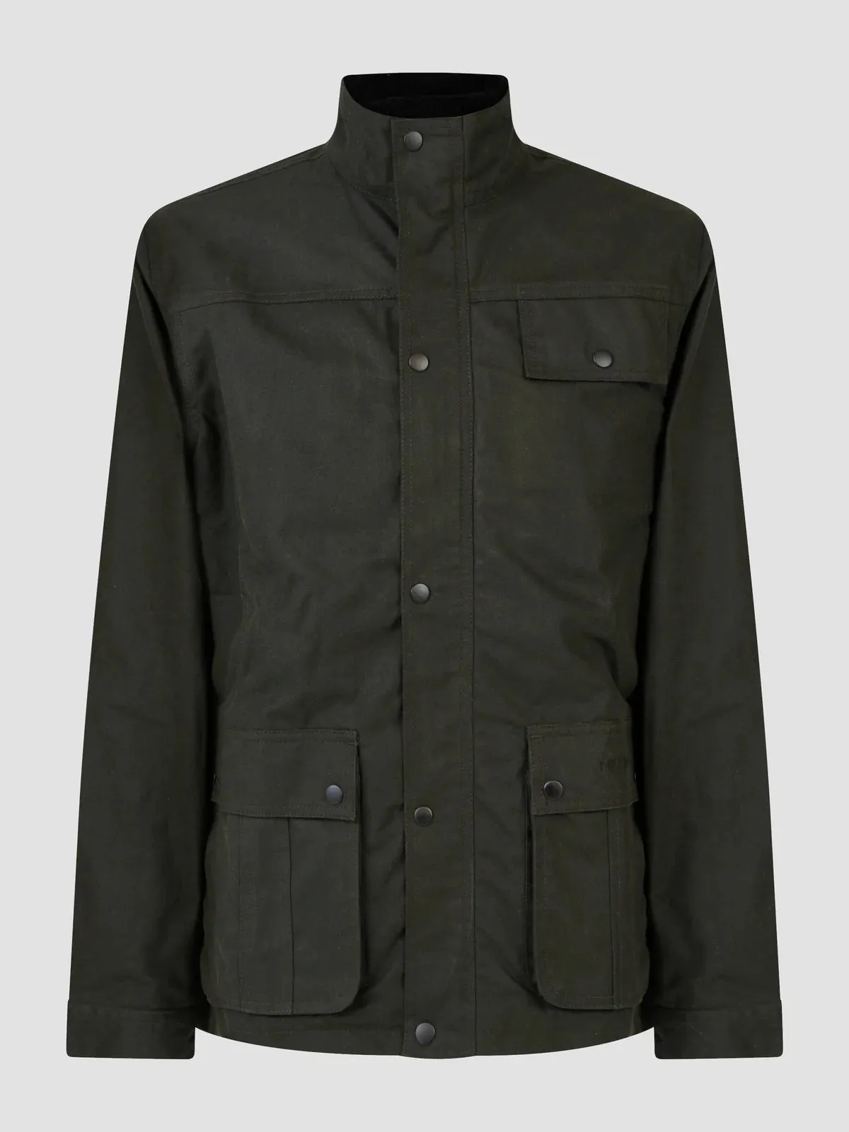 Mish Mash wax jacket olive Green