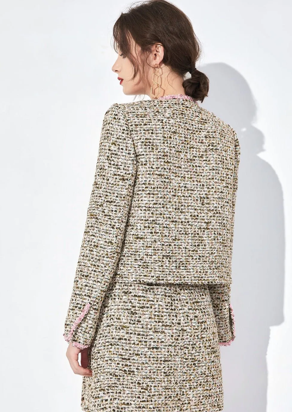 MIXED TWEED JACKETS&DRESS