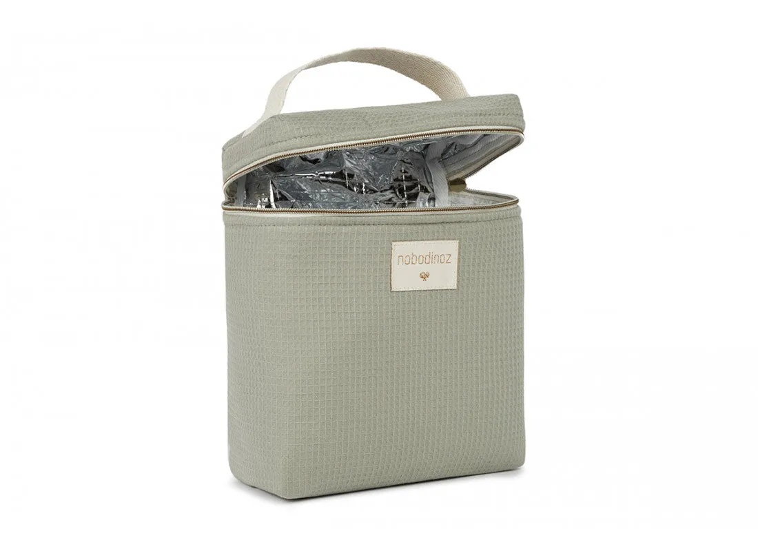 Nobodinoz Concerto Insulated Baby Bottle and Lunch Bag Laurel Green