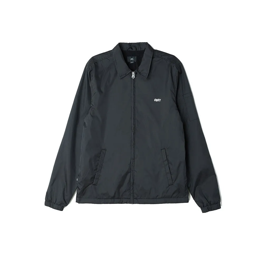 Obey Static Jacket - Black