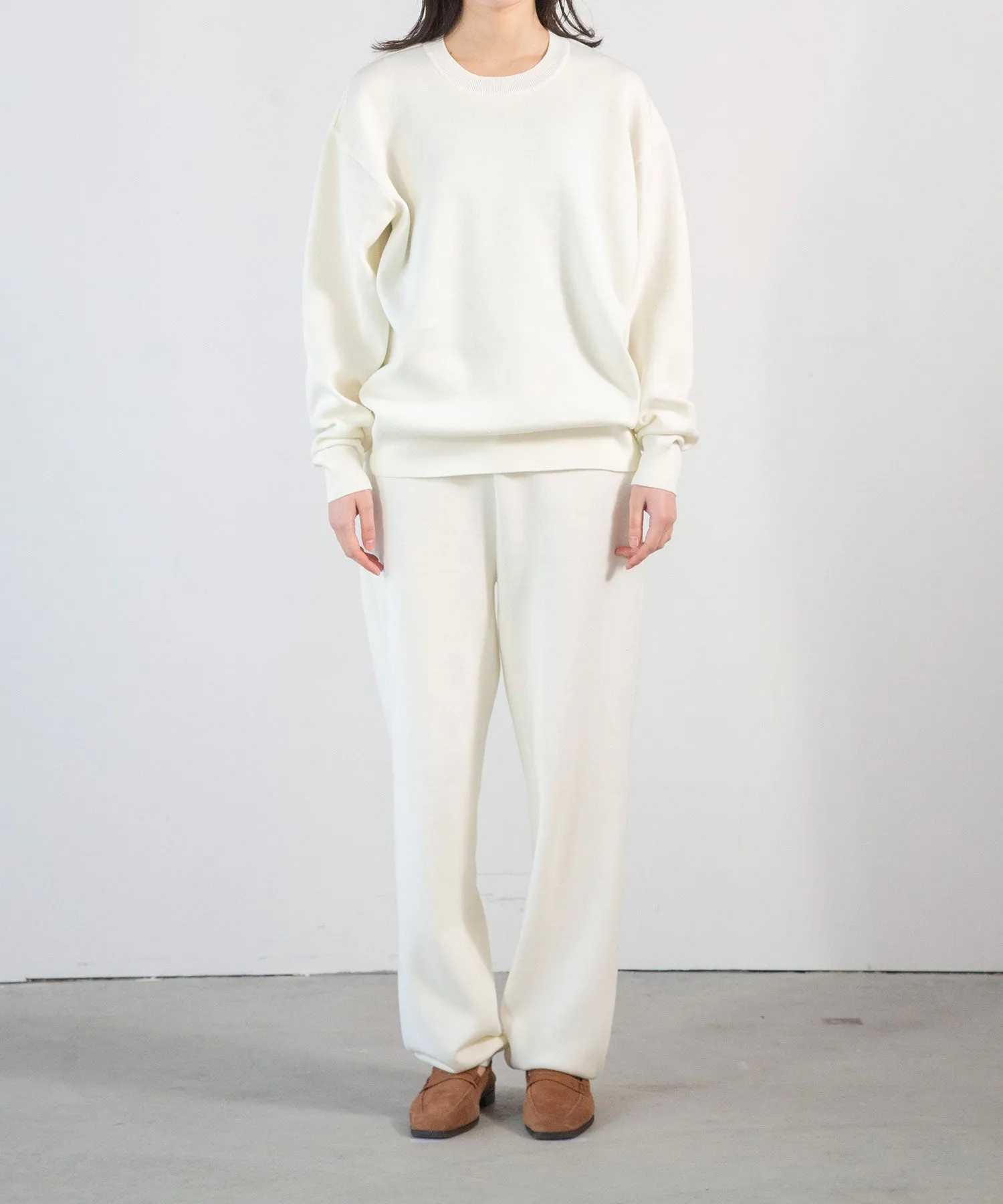 Water-repellent Cotton Knit Pants